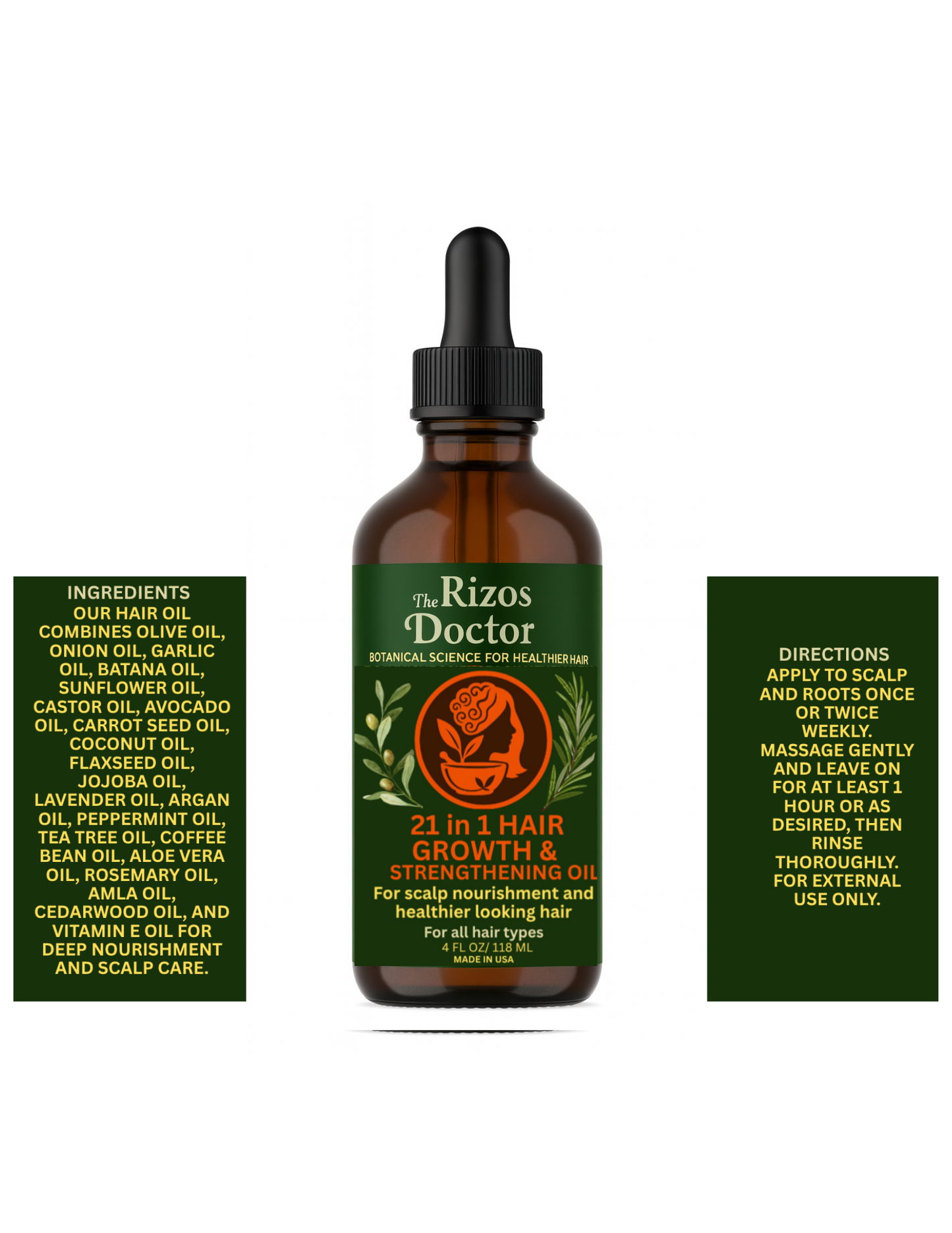 The Rizos Doctor (21 in 1 Hair Growth & Strengthening Oil)
